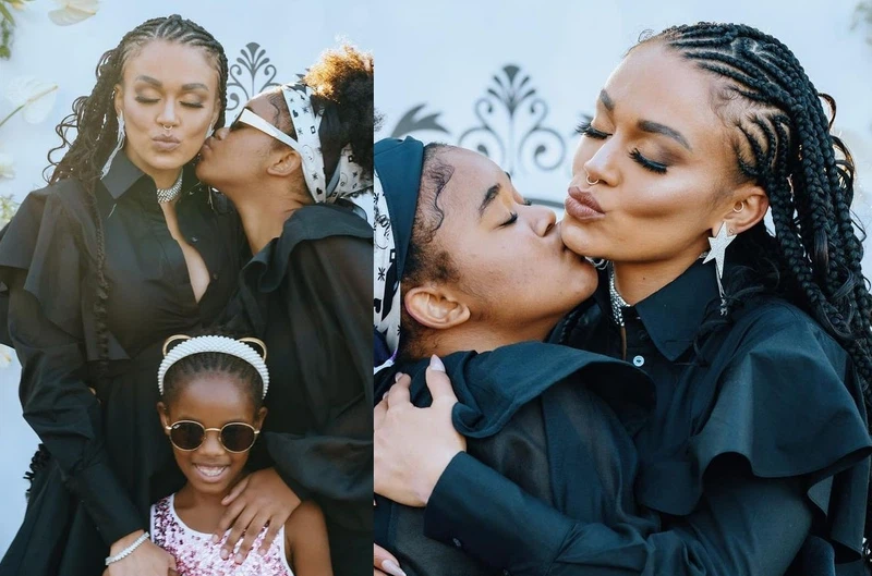 Pearl Thusi’s kid Okuhle leaves SA in stitches with cute grocery list