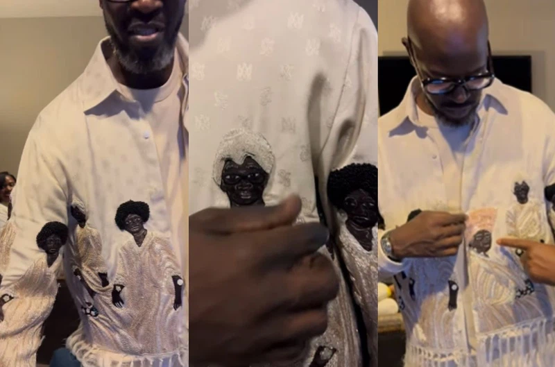 Black Coffee pays homage with outfit at Madison Square Garden