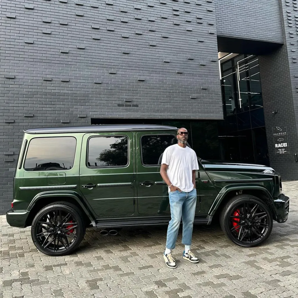 DJ Black Coffee shows off his Most expensive G-Wagon