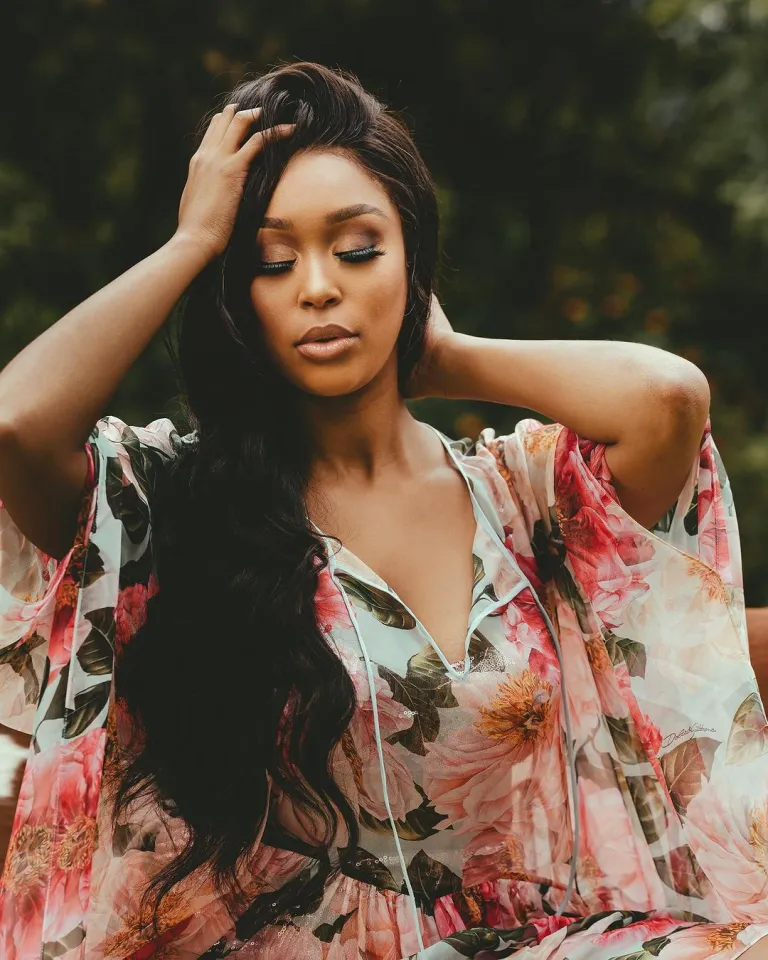 Battered and bruised: Minnie Dlamini’s post sparks concern