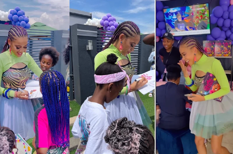 WATCH: Sho Madjozi takes over Lady Du’s salon with her book