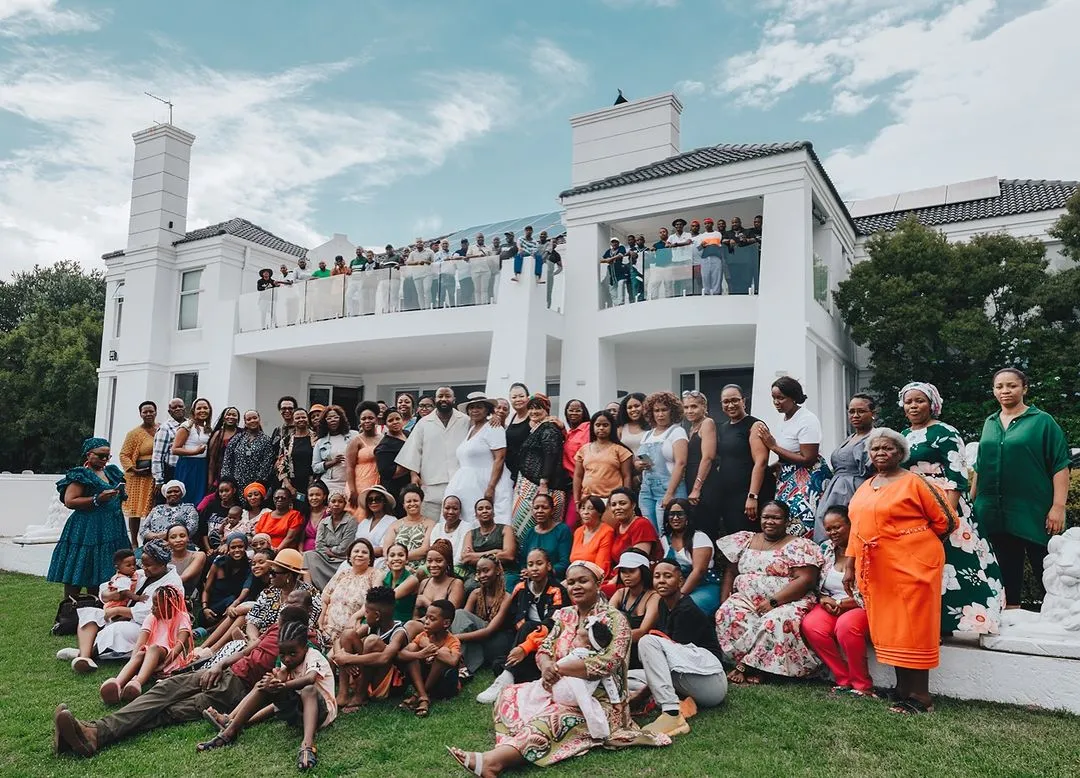 Cassper Nyovest celebrates his new life in Christ with his family