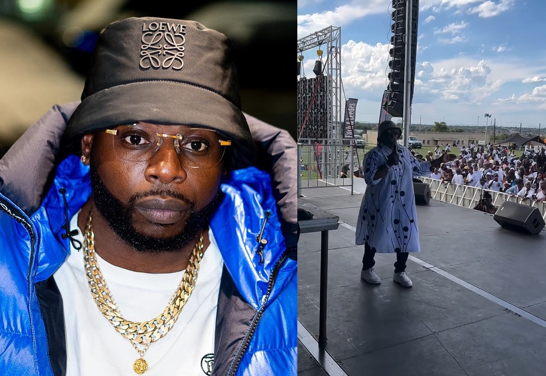 VIDEO: DJ Maphorisa’s mom steals the show at PhorryLand festival