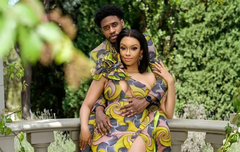 Dineo Langa celebrates 12th anniversary with her husband Solo