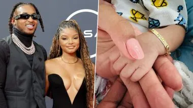 Halle Bailey introduces her first baby boy to world