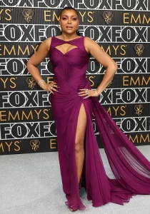 Taraji P. Henson looks stunning in slit gown at the 2023 Emmys red carpet – Photos