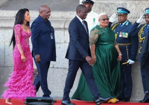 Deputy President Paul Mashatile’s ‘baddie’ wife steals the spotlight at SONA – Pictures