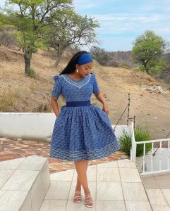 Beautiful African Shweshwe Attires 2024 For Makoti