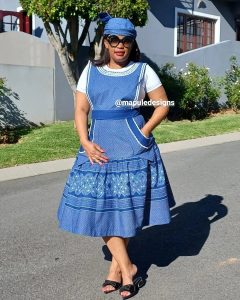 Top Shweshwe Dresses Makoti A Cultural Tapestry Of South Africa