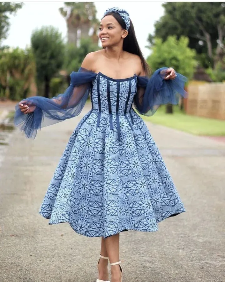 Wonderful Shweshwe Dresses Reimagined For The Modern Era 2024
