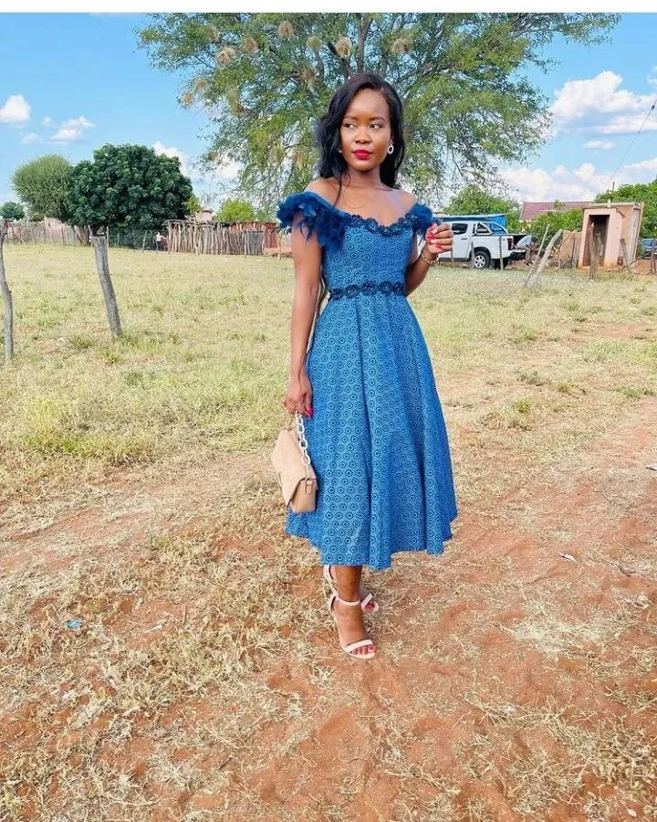 Wonderful Shweshwe Dresses Reimagined For The Modern Era 2024