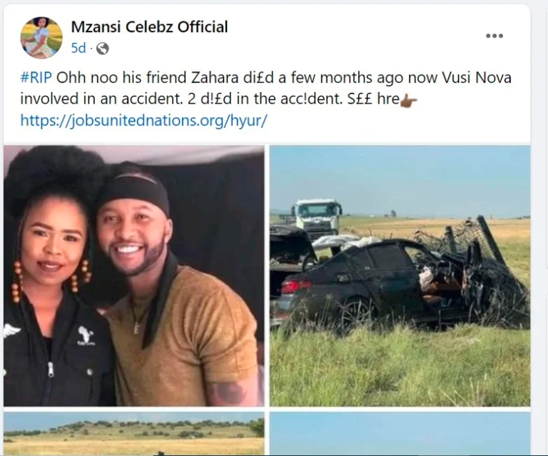 Death hoax kills Vusi Nova