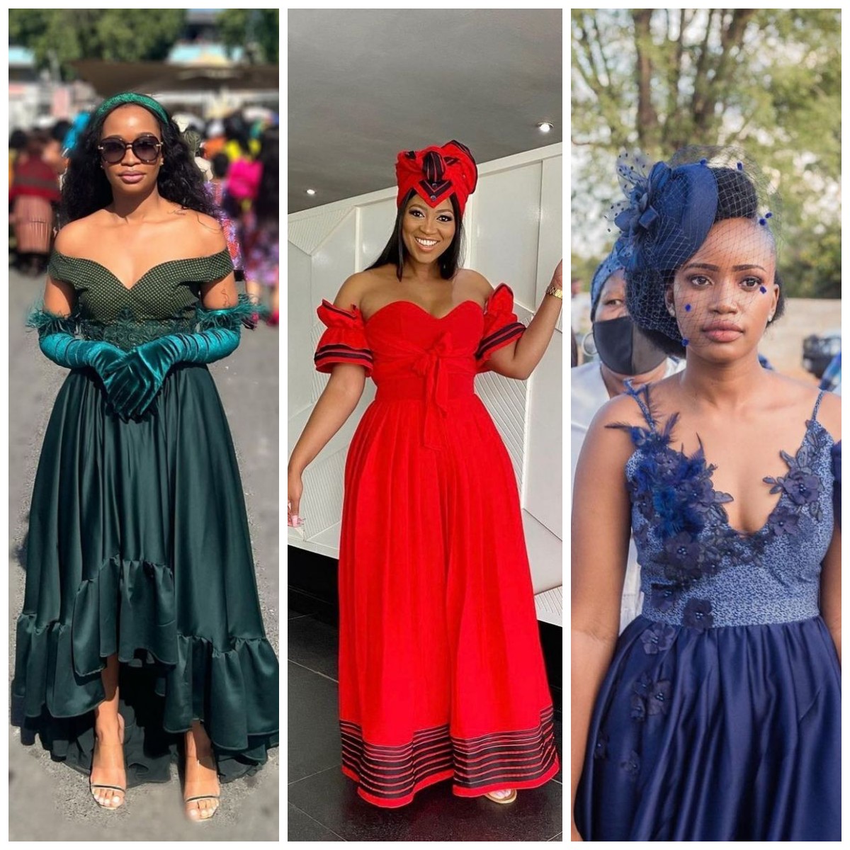 STUNNING SHWESHWE XHOSA WEDDING ATTIRES