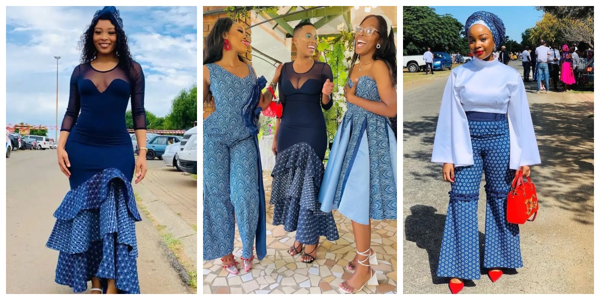 Shweshwe Dresses For Makoti – Makoti Shweshwe