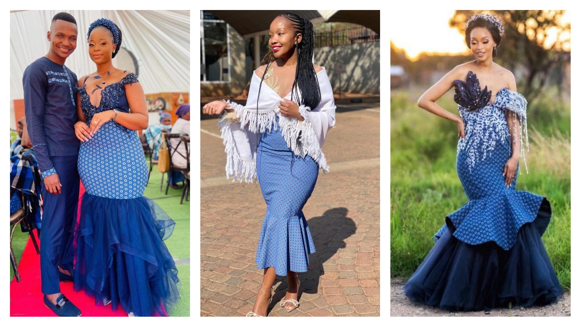 Tswana Traditional Wedding Dresses For Black Women’s