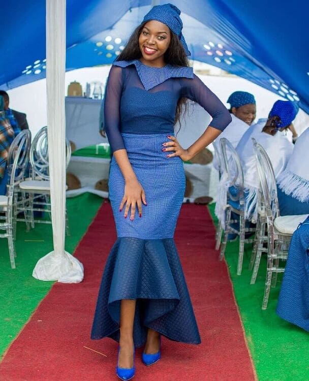 South African Tswana Traditional Dresses 2024