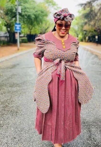 Shweshwe Attire for Plus Size In South Africa 2024