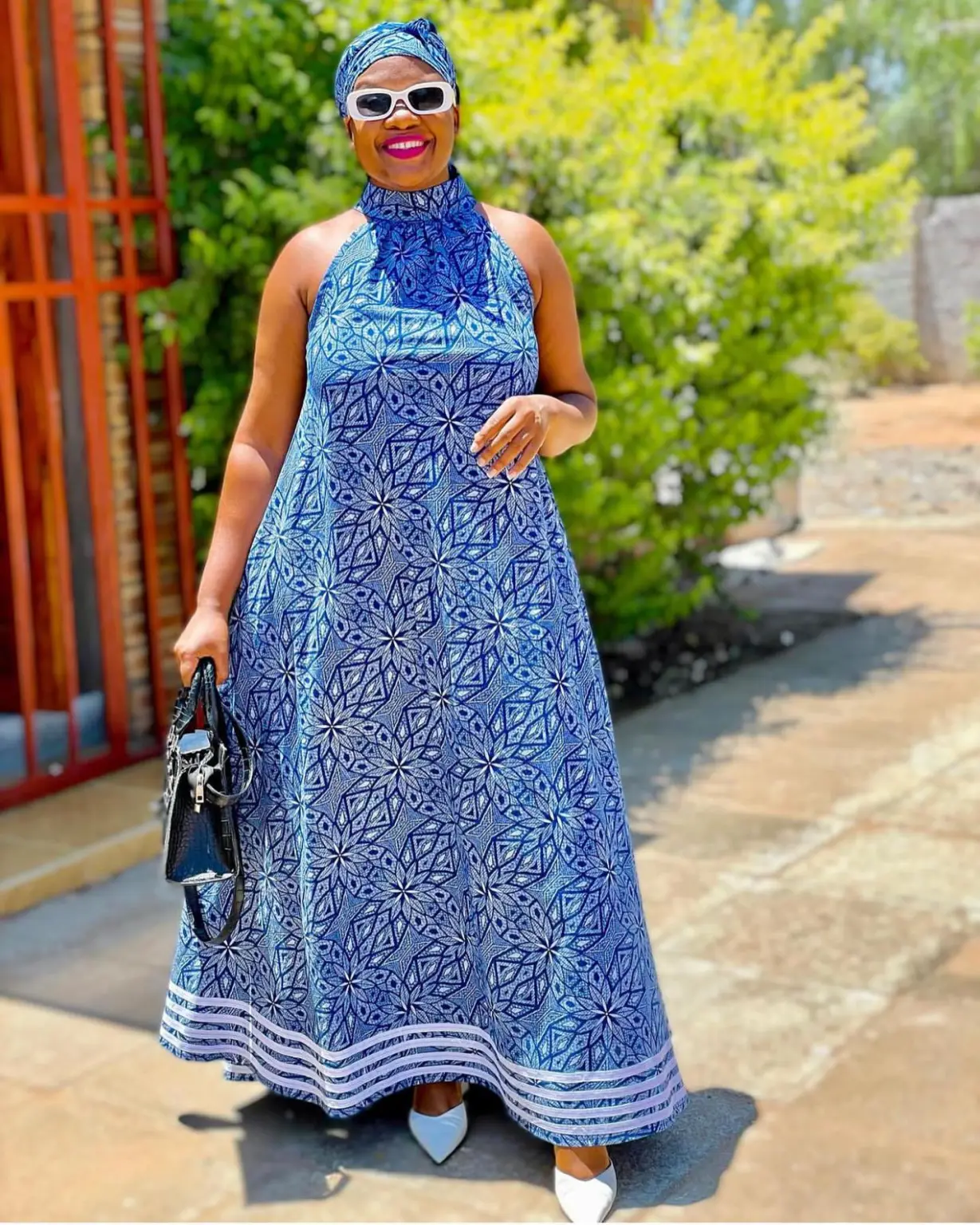Shweshwe Royalty: Inspired by Celebrity Takes on the Shweshwe Dress