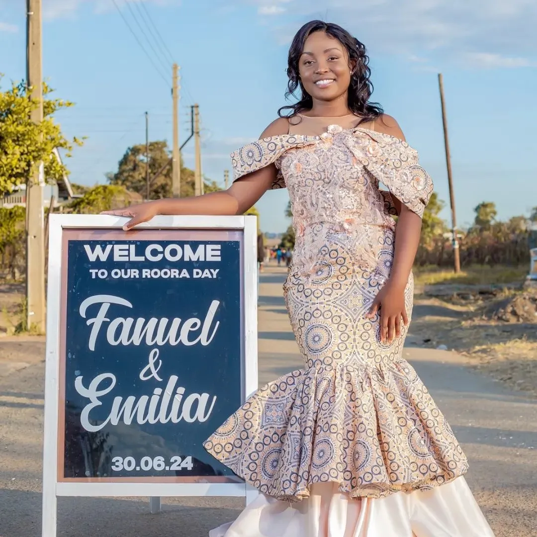 Shweshwe Royalty: Inspired by Celebrity Takes on the Shweshwe Dress