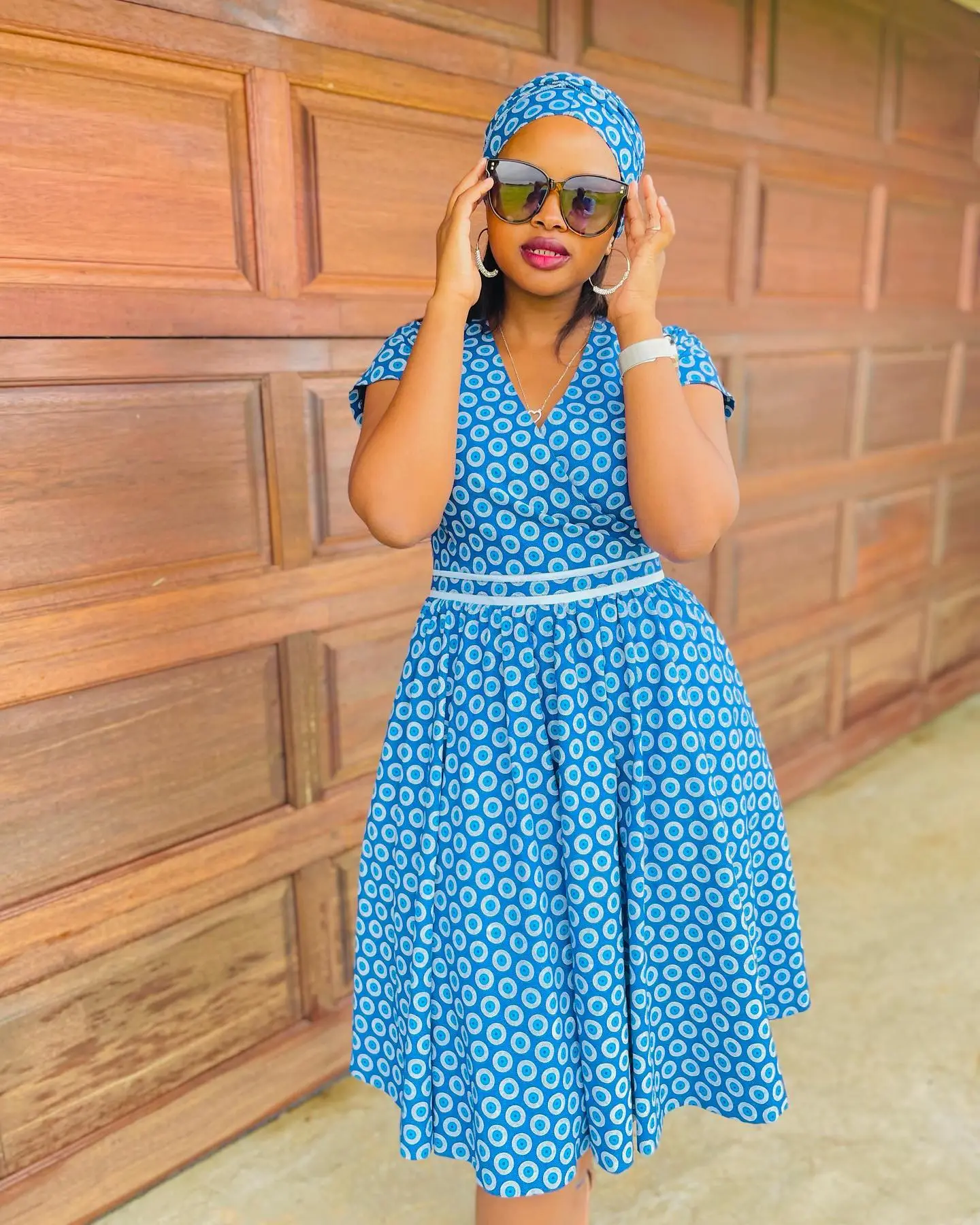 Shweshwe Royalty: Inspired By Celebrity Takes On The Shweshwe Dress 2024