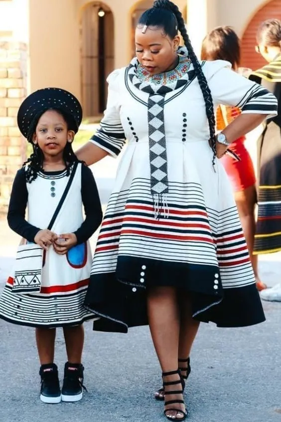 Latest Tswana traditional attire 2024