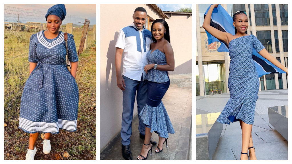 Shweshwe Dresses 2024 For South African Ladies