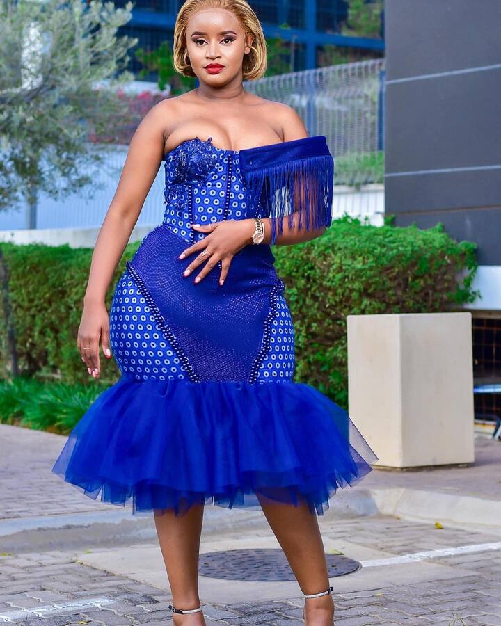Latest Sotho Shweshwe Dresses for Makoti 2024
