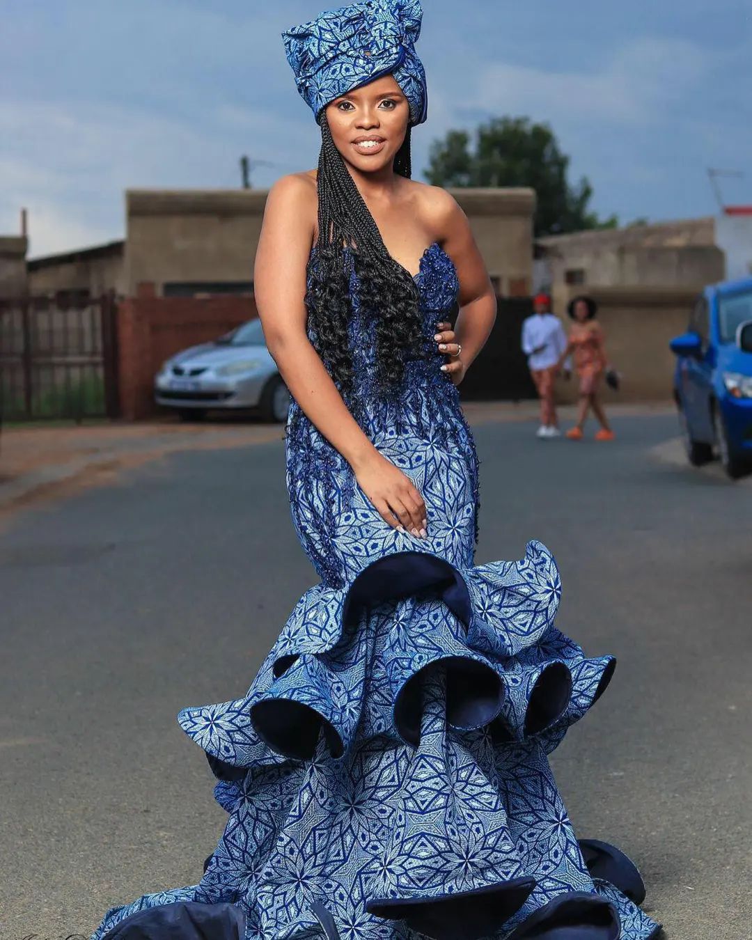 tswana traditional wedding dresses Photos 2024