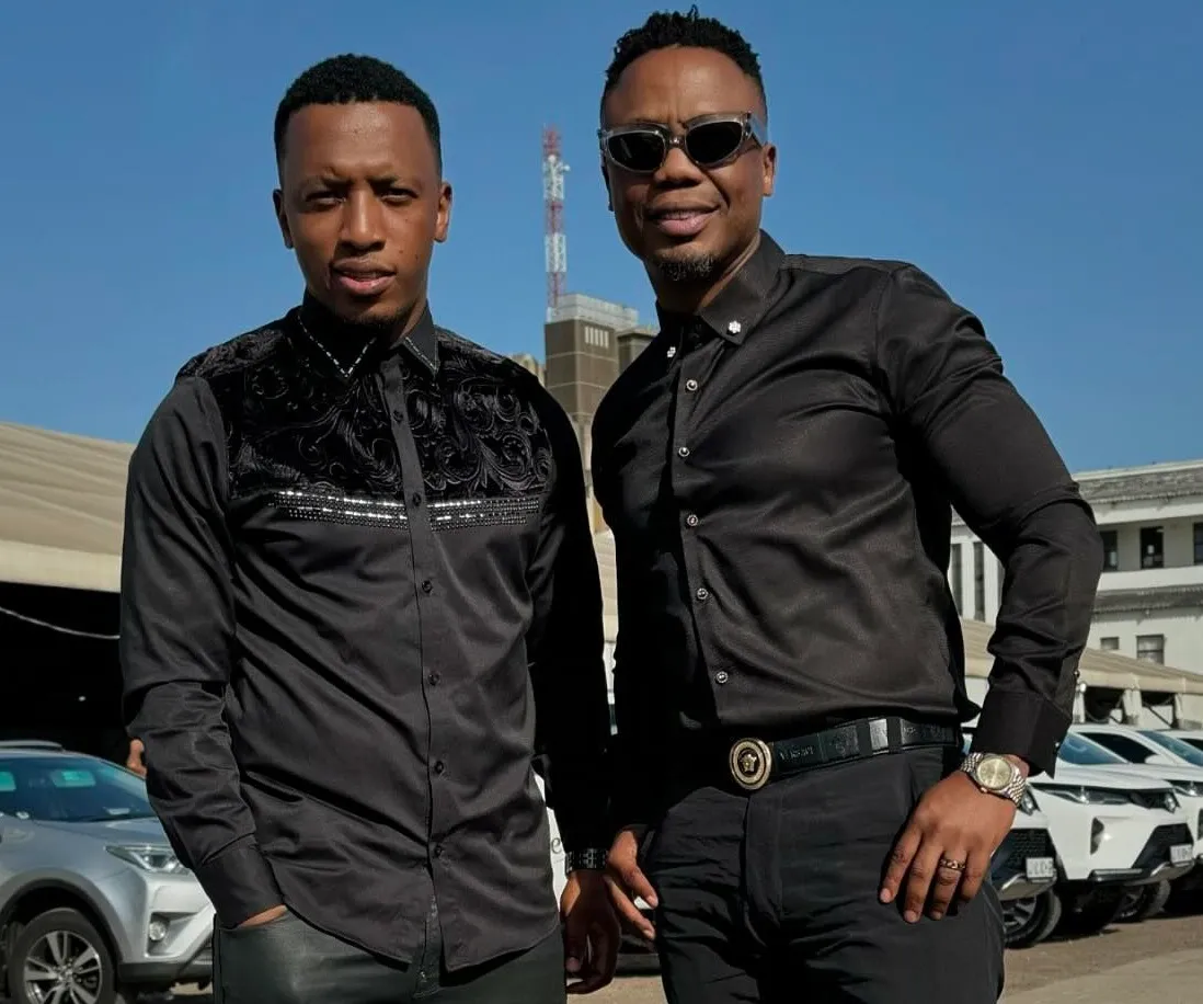 DJ Tira and Dumi Mkokstad kiss and make up