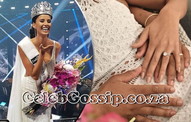 I'm pregnant: Former Miss SA Tamaryn Green-Nxumalo parades tlof tlof results (WATCH VIDEO)