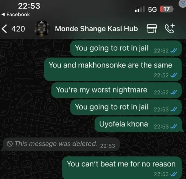 Gogo Skhotheni opens up about physical abuse at the hands of her husband