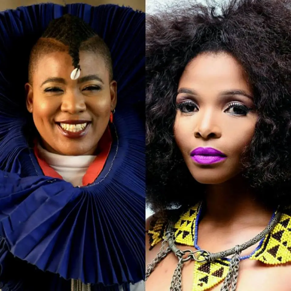 Thandiswa Mazwai And Simphiwe Dana Kiss And Made Up