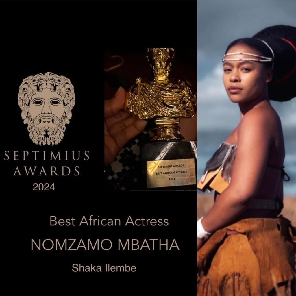 Actress Nomzamo Mbatha Wins Best African Actress