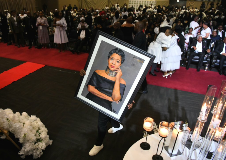 ‘She was in pain’: Zanele Mbokazi’s family remembers her final days as they bid her farewell.