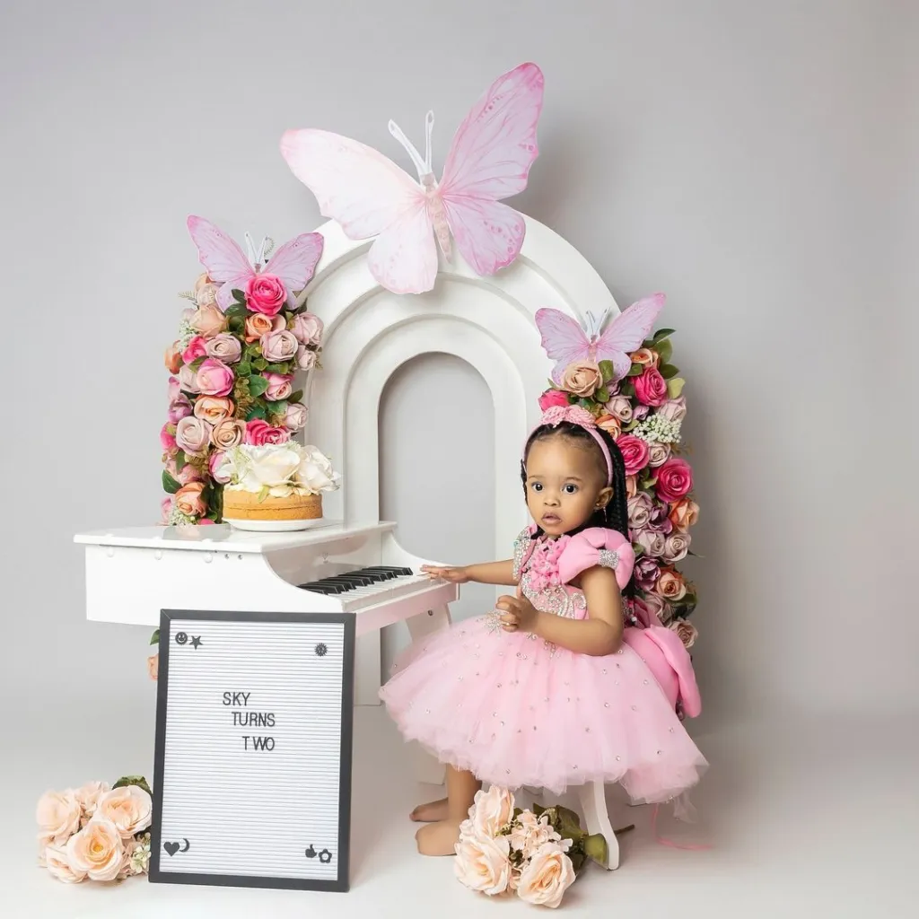 Faith Nketsi celebrates her daughter’s 2nd birthday